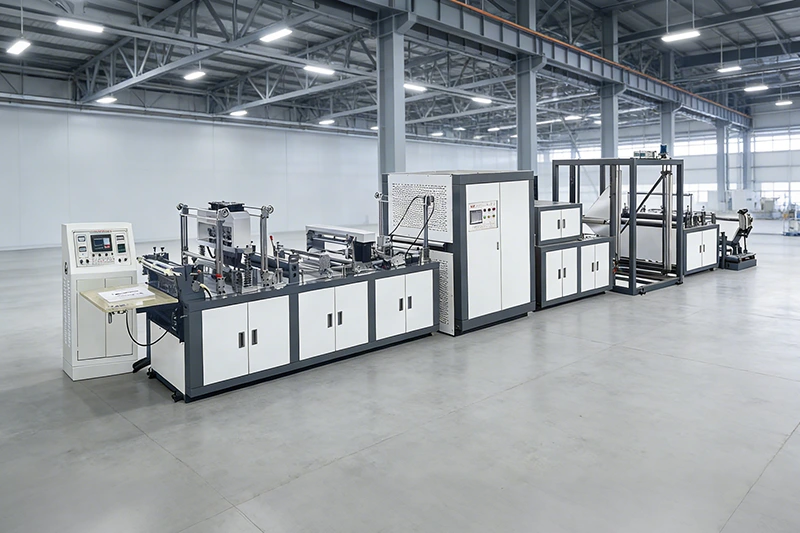 เครื่องทำถุงนอนวูฟเวนมีลักษณะอย่างไร?